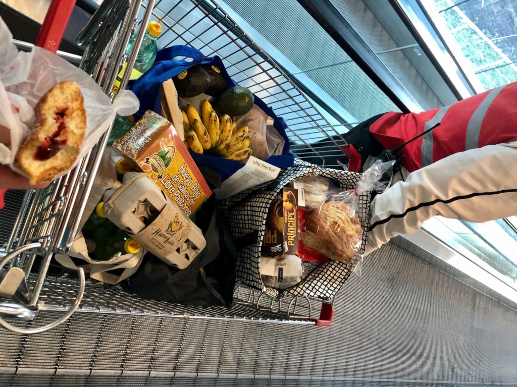 grocery shopping at city market in monterrey mexico