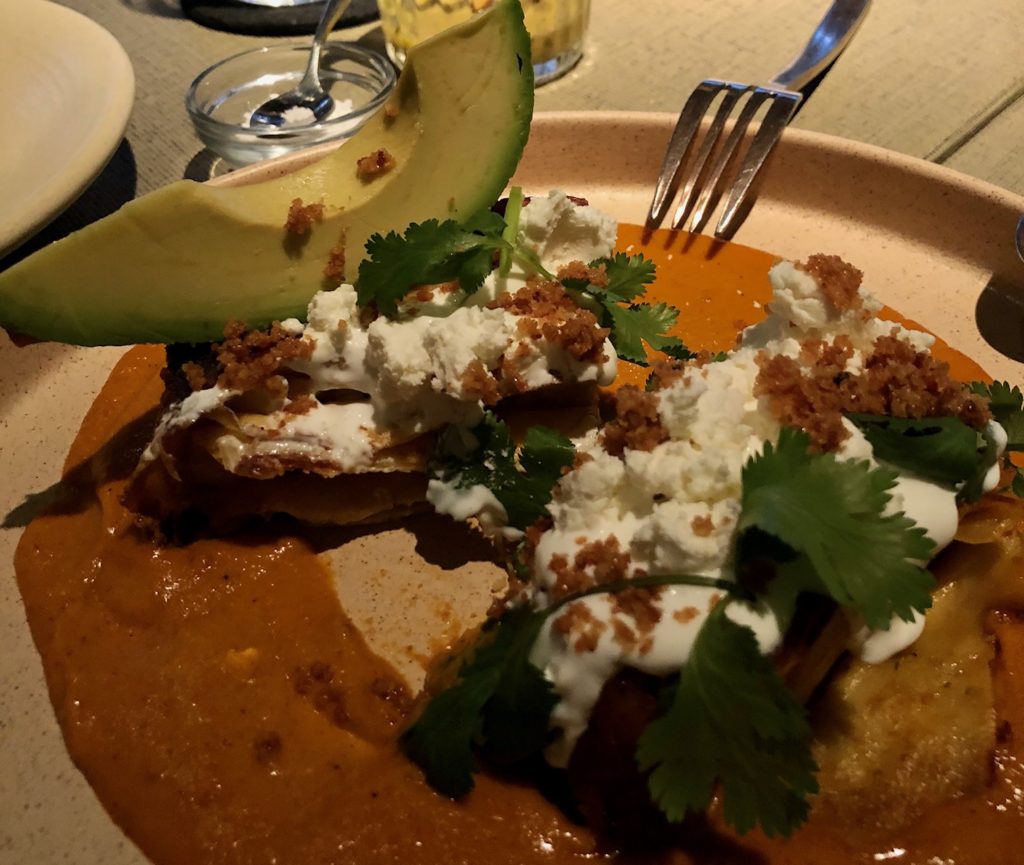 Dinner at Libertad near Monterrey Mexico 