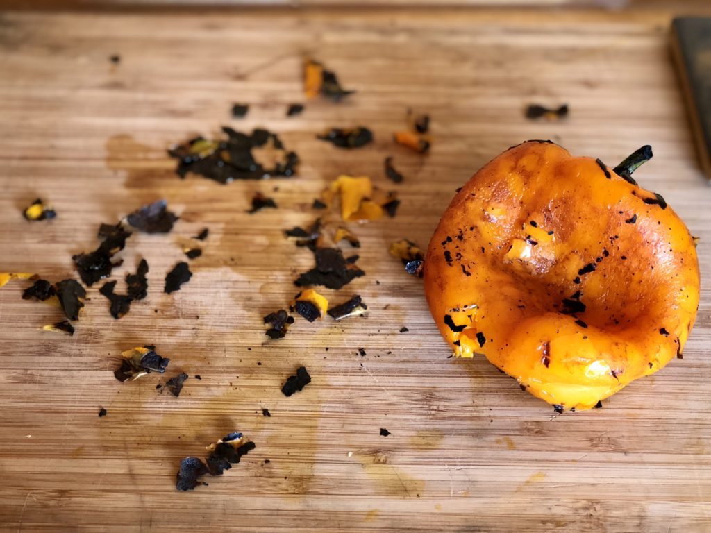 fire roasted sweet orange bell pepper