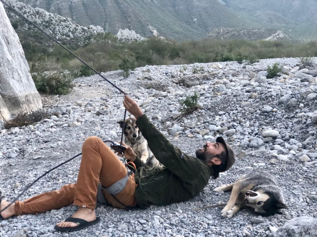 Rock climbing in La Huasteca